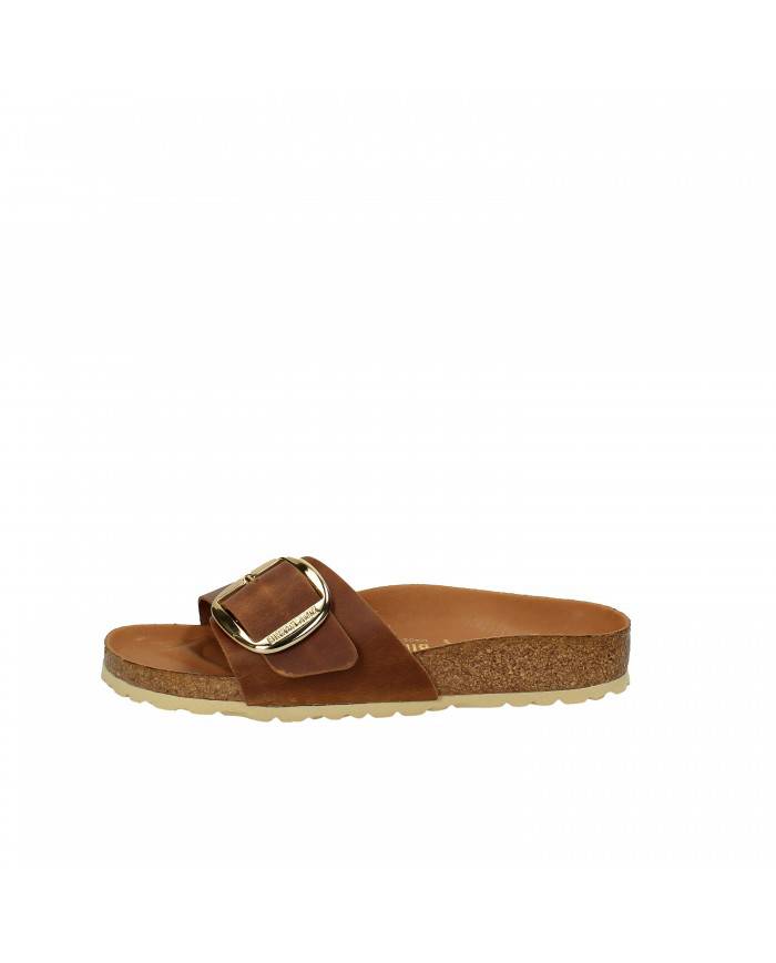Birkenstock Sandalo basso in nabuk Tan MADRID BIG.1006525 Nuova Col... Birkenstock Sandalo basso in nabuk Tan MADRID BIG.1006525 Nuova Col...