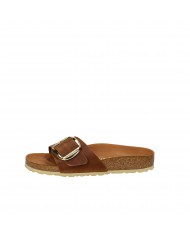 Birkenstock Sandalo basso in nabuk Tan MADRID BIG.1006525 Nuova Col...