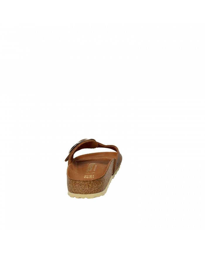 Birkenstock Sandalo basso in nabuk Tan MADRID BIG.1006525 Nuova Col... Birkenstock Sandalo basso in nabuk Tan MADRID BIG.1006525 Nuova Col...
