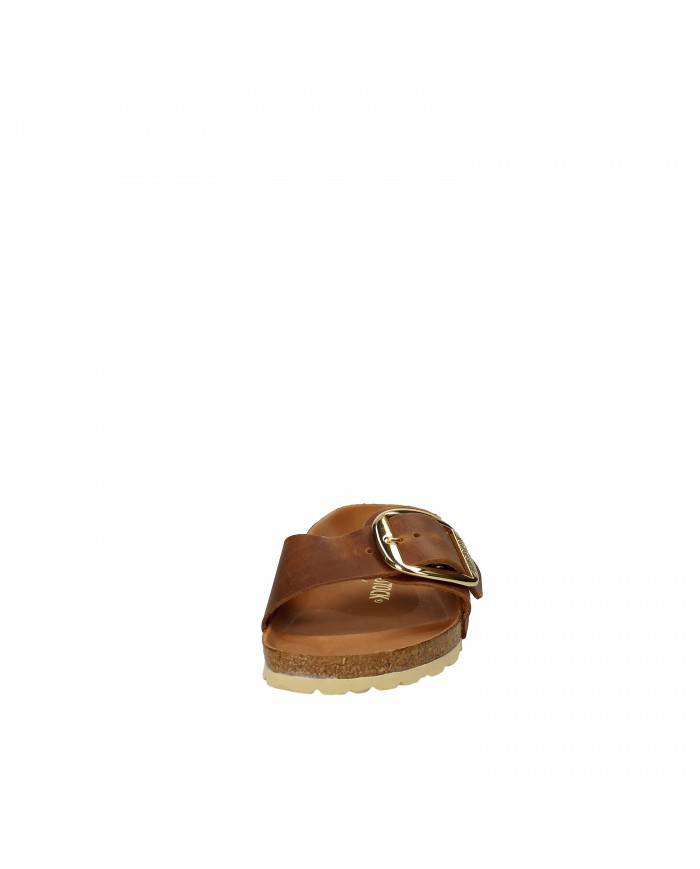 Birkenstock Sandalo basso in nabuk Tan MADRID BIG.1006525 Nuova Col... Birkenstock Sandalo basso in nabuk Tan MADRID BIG.1006525 Nuova Col...