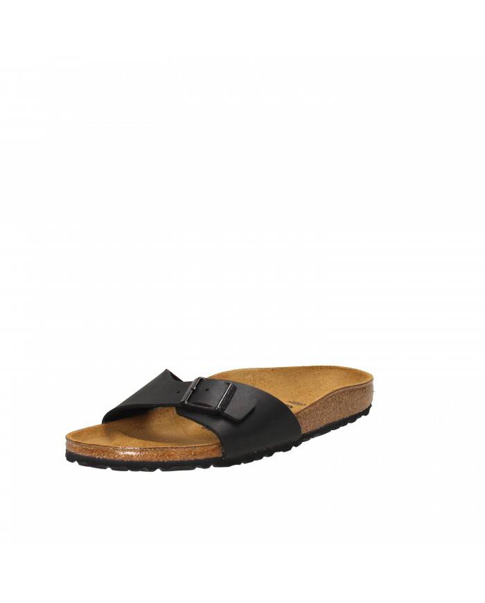 Birkenstock Sandalo basso in pelle Nero MADRID.040793 Nuova Collezi...