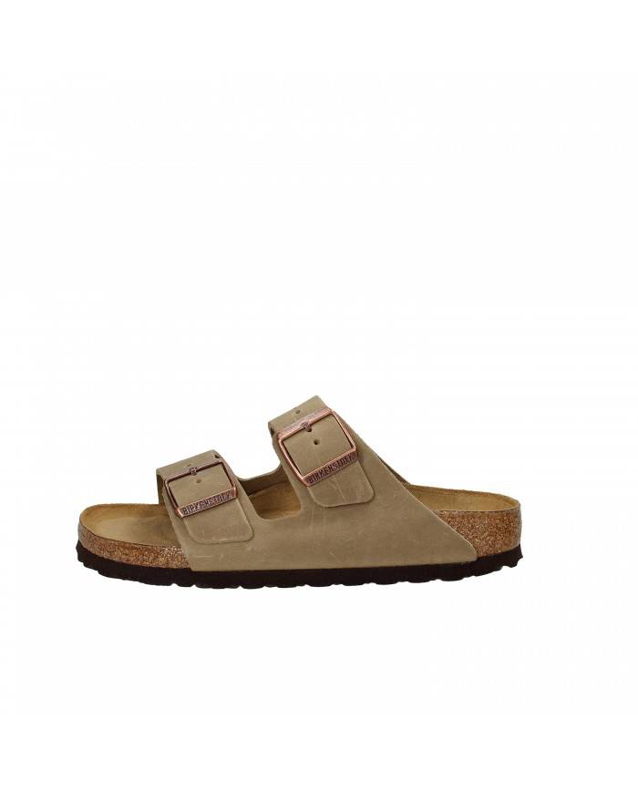 Birkenstock Sandalo in pelle ingrassata Taupe ARIZONA.552813 Nuova ... Birkenstock Sandalo in pelle ingrassata Taupe ARIZONA.552813 Nuova ...