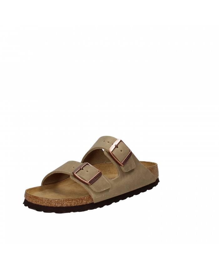 Birkenstock Sandalo in pelle ingrassata Taupe ARIZONA.552813 Nuova ... Birkenstock Sandalo in pelle ingrassata Taupe ARIZONA.552813 Nuova ...