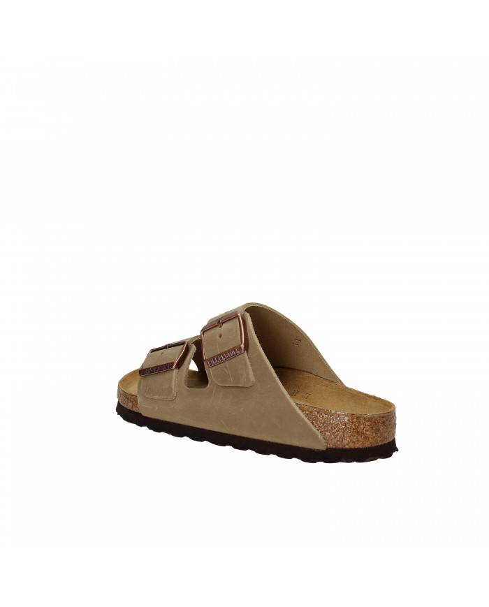 Birkenstock Sandalo in pelle ingrassata Taupe ARIZONA.552813 Nuova ... Birkenstock Sandalo in pelle ingrassata Taupe ARIZONA.552813 Nuova ...