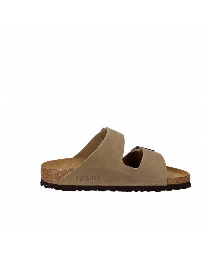 Birkenstock Sandalo in pelle ingrassata Taupe ARIZONA.552813 Nuova ... Birkenstock Sandalo in pelle ingrassata Taupe ARIZONA.552813 Nuova ...