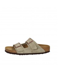 Birkenstock Sandalo Soft Footbed in camoscio Taupe ARIZONA.951303 N... Birkenstock Sandalo Soft Footbed in camoscio Taupe ARIZONA.951303 N...