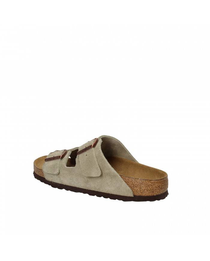 Birkenstock Sandalo Soft Footbed in camoscio Taupe ARIZONA.951303 N... Birkenstock Sandalo Soft Footbed in camoscio Taupe ARIZONA.951303 N...