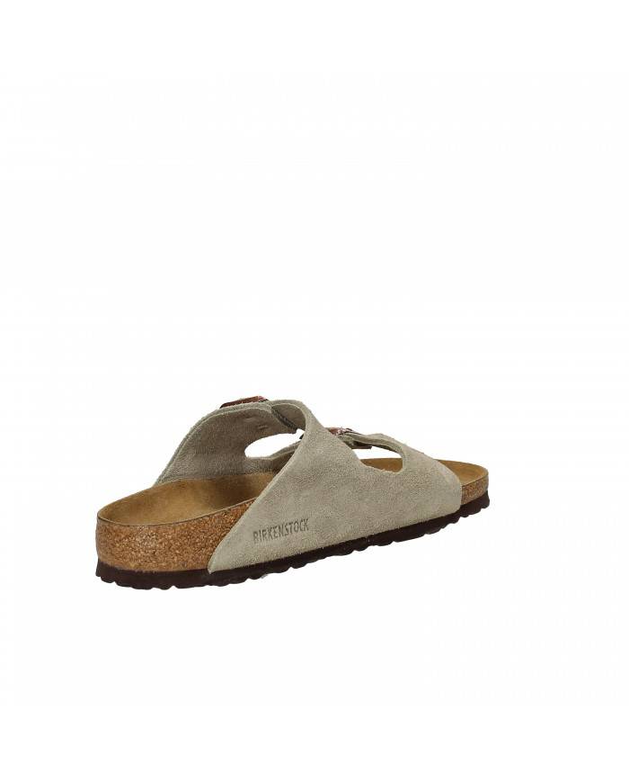 Birkenstock Sandalo Soft Footbed in camoscio Taupe ARIZONA.951303 N... Birkenstock Sandalo Soft Footbed in camoscio Taupe ARIZONA.951303 N...