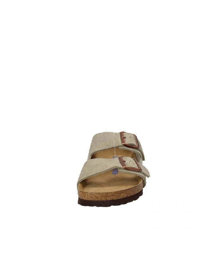 Birkenstock Sandalo Soft Footbed in camoscio Taupe ARIZONA.951303 N... Birkenstock Sandalo Soft Footbed in camoscio Taupe ARIZONA.951303 N...