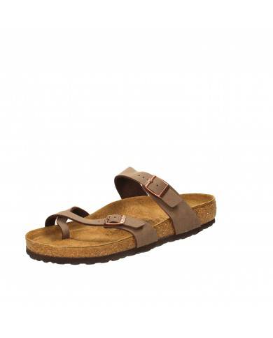 Birkenstock Infradito in nabuk Mocca Mayari.071061 Nuova Collezione... Birkenstock Infradito in nabuk Mocca Mayari.071061 Nuova Collezione...