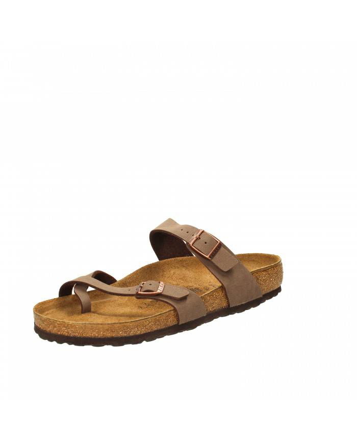Birkenstock Infradito in nabuk Mocca Mayari.071061 Nuova Collezione... Birkenstock Infradito in nabuk Mocca Mayari.071061 Nuova Collezione...