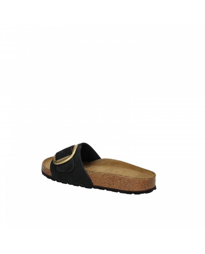 Birkenstock Sandalo Basso in Nabuk ingrassato Nero MADRID BIG.10233... Birkenstock Sandalo Basso in Nabuk ingrassato Nero MADRID BIG.10233...