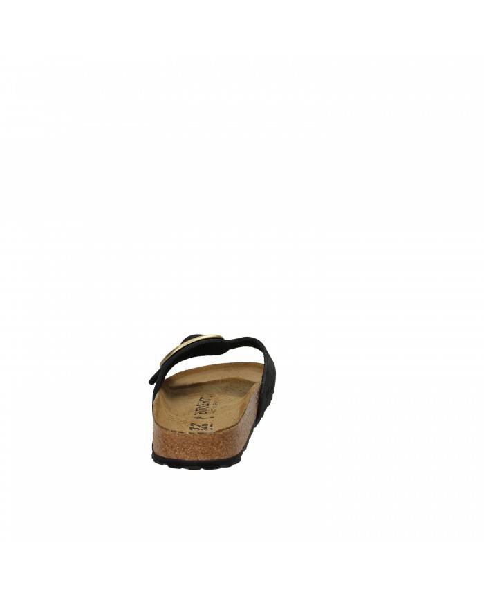 Birkenstock Sandalo Basso in Nabuk ingrassato Nero MADRID BIG.10233... Birkenstock Sandalo Basso in Nabuk ingrassato Nero MADRID BIG.10233...