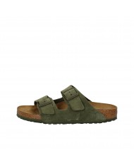 Birkenstock Sandalo basso in camoscio Verde Timo ARIZONA.1025720 Nu...