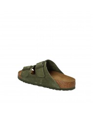 Birkenstock Sandalo basso in camoscio Verde Timo ARIZONA.1025720 Nu...