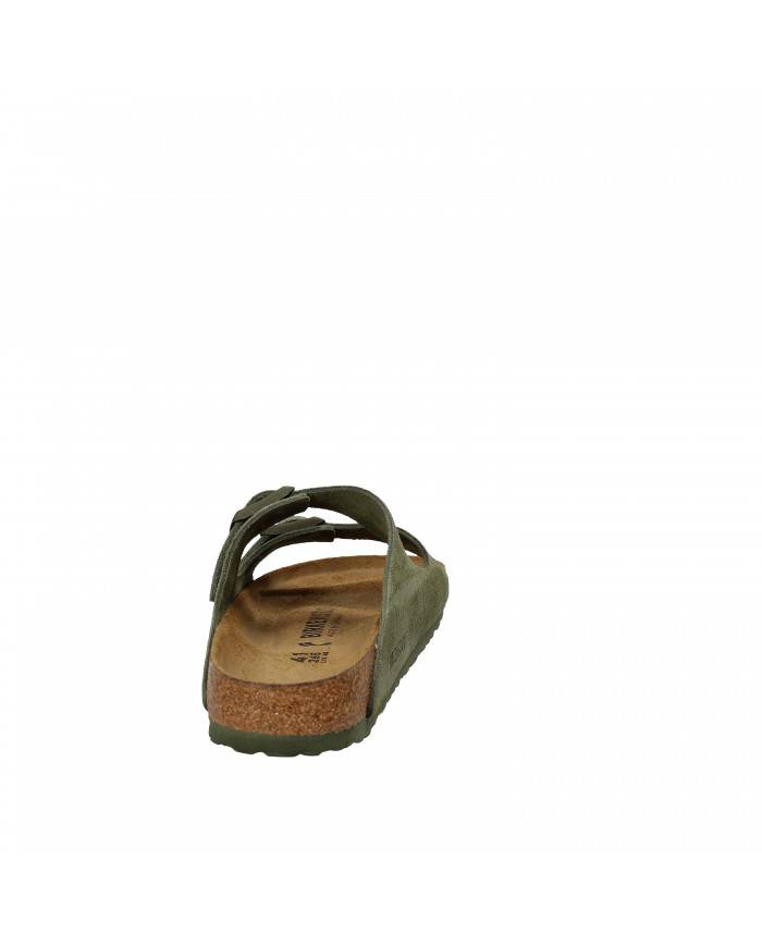 Birkenstock Sandalo basso in camoscio Verde Timo ARIZONA.1025720 Nu...