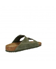 Birkenstock Sandalo basso in camoscio Verde Timo ARIZONA.1025720 Nu...