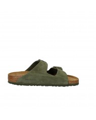 Birkenstock Sandalo basso in camoscio Verde Timo ARIZONA.1025720 Nu...