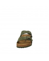 Birkenstock Sandalo basso in camoscio Verde Timo ARIZONA.1025720 Nu...