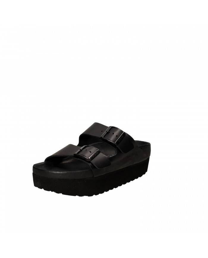 Birkenstock Sandalo basso in pelle Nero Arizona Plat.1013266 Nuova ... Birkenstock Sandalo basso in pelle Nero Arizona Plat.1013266 Nuova ...