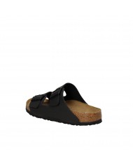 Birkenstock Sandalo basso Soft Footbed in ecopelle Nero ARIZONA.551...