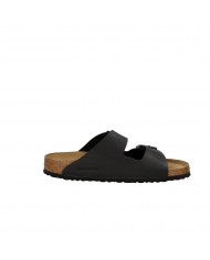 Birkenstock Sandalo basso Soft Footbed in ecopelle Nero ARIZONA.551...