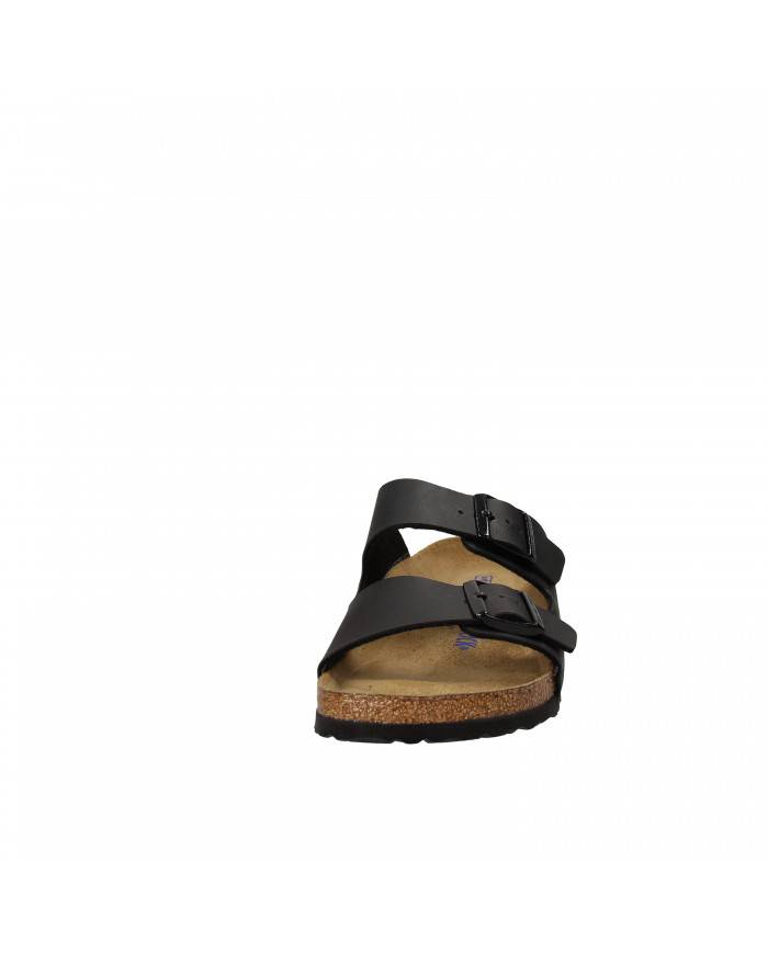 Birkenstock Sandalo basso Soft Footbed in ecopelle Nero ARIZONA.551... Birkenstock Sandalo basso Soft Footbed in ecopelle Nero ARIZONA.551...