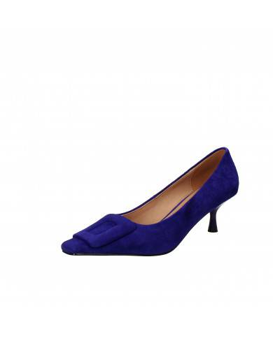 Bibi Lou Décolleté in camoscio Viola 610z30vk Nuova Collezione Bibi...