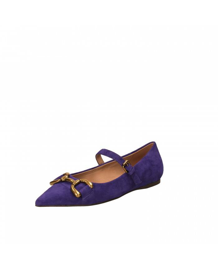 Bibi Lou Ballerina in camoscio Viola 576z30vk Nuova Collezione Bibi...