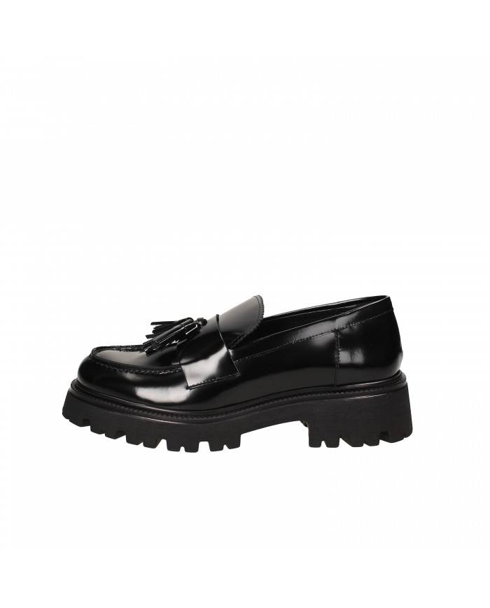 VSL Mocassino in pelle spazzolata Nero 7630 Nuova Collezione Momenti