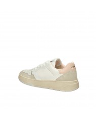 Crime London Sneaker in pelle Bianco e Rosa Timeless.26202 Nuova Co...