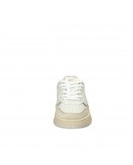 Crime London Sneaker in pelle Bianco e Rosa Timeless.26202 Nuova Co...