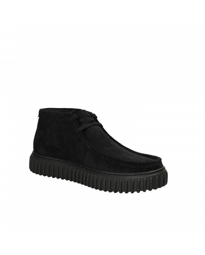 Clarks Polacchino in camoscio Nero Torhill Hi Nuova Collezione Clarks Clarks Polacchino in camoscio Nero Torhill Hi Nuova Collezione Clarks