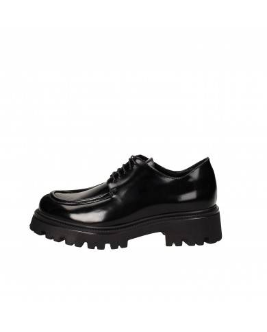 VSL Mocassino in pelle spazzolata Nero 7392 Nuova Collezione Momenti