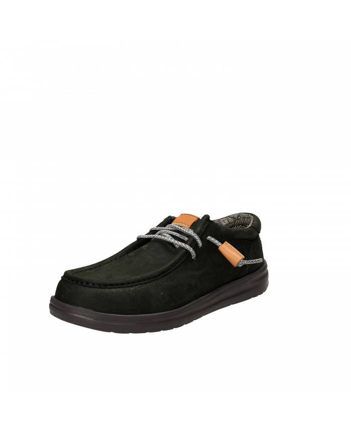 Hey Dude Shoes Mocassino in pelle Nero Wally Grip.001 Nuova Collezi... Hey Dude Shoes Mocassino in pelle Nero Wally Grip.001 Nuova Collezi...