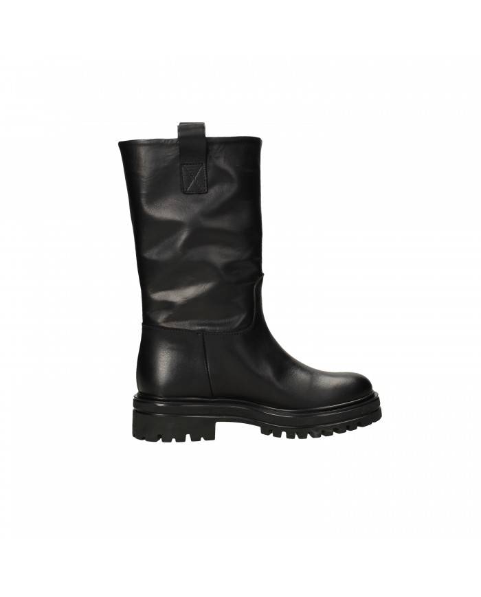 VSL Stivale in pelle Nero 7205 Nuova Collezione Momenti