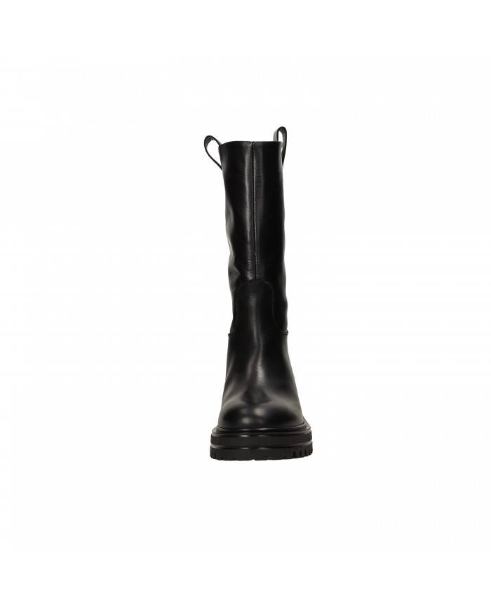 VSL Stivale in pelle Nero 7205 Nuova Collezione Momenti