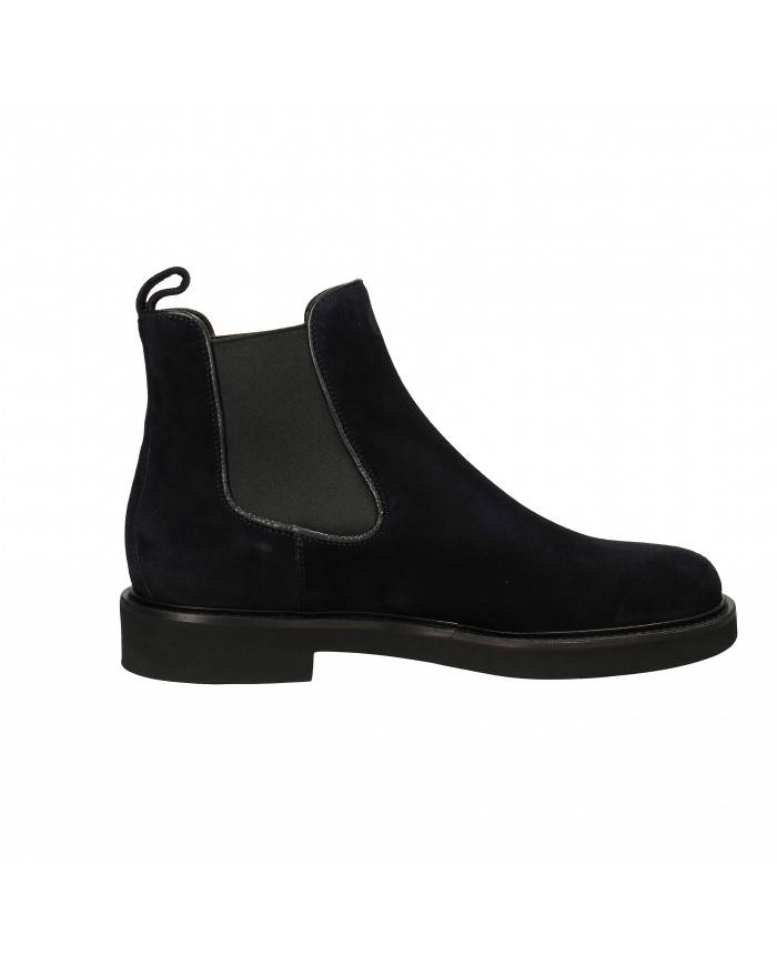 Rossano Bisconti Polacchino in camoscio Blu 733-06 Nuova Collezione...