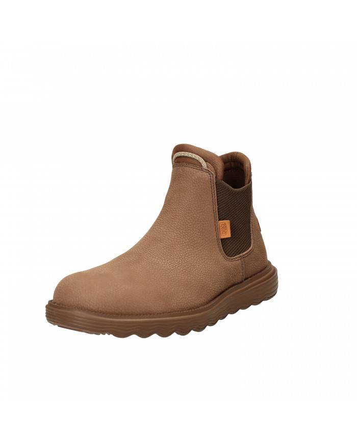 Hey Dude Shoes Polacchino in nabuk Tan Branson Boot Caft.255 Nuova ...