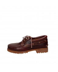 Timberland® Scarpa da barca in pelle Bordeaux 3-eye lug.648 Nuova C...