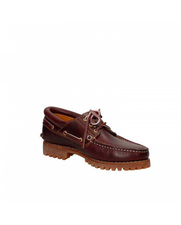 Timberland® Scarpa da barca in pelle Bordeaux 3-eye lug.648 Nuova C... Timberland® Scarpa da barca in pelle Bordeaux 3-eye lug.648 Nuova C...