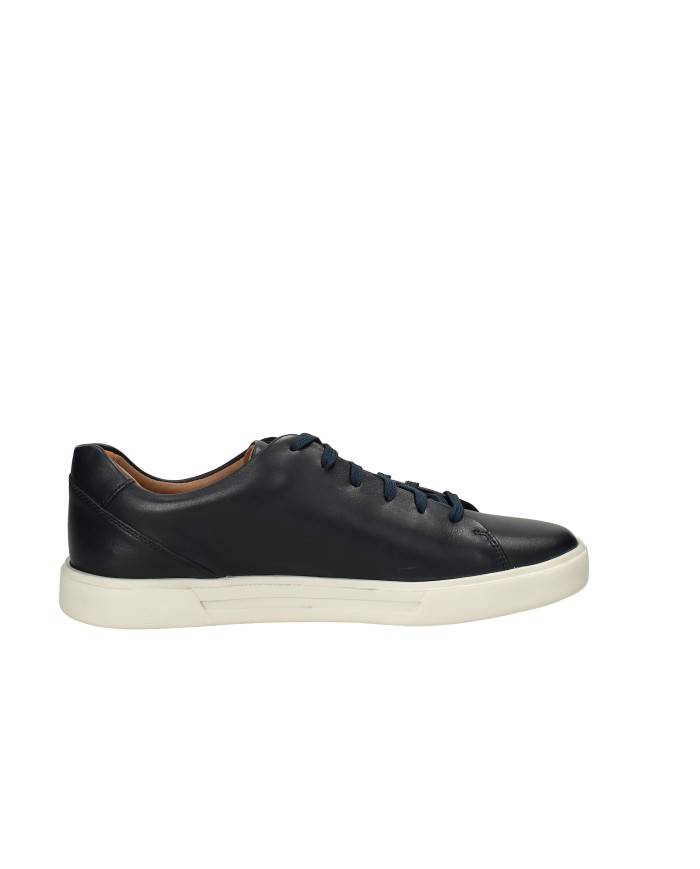 Clarks Un Costa Lace Sneaker in pelle Blu Clarks Un Costa Lace Sneaker in pelle Blu