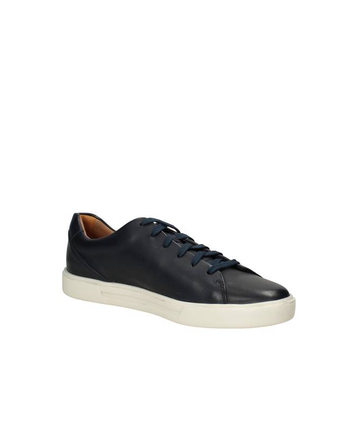 Clarks Un Costa Lace Sneaker in pelle Blu Clarks Un Costa Lace Sneaker in pelle Blu
