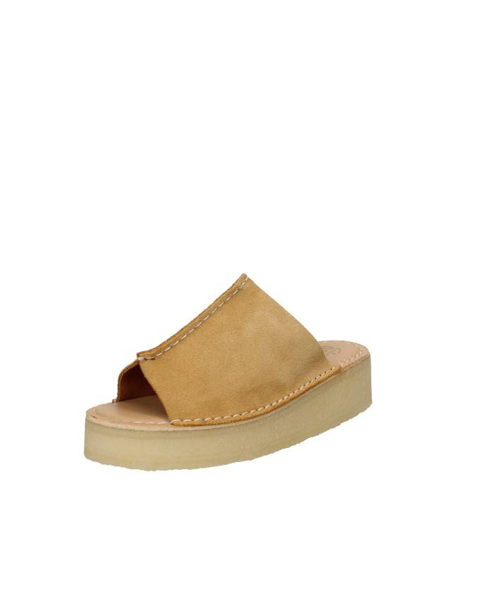 Clarks Originals® Wedge Slide Sandalo in camoscio Cammello Clarks Originals® Wedge Slide Sandalo in camoscio Cammello
