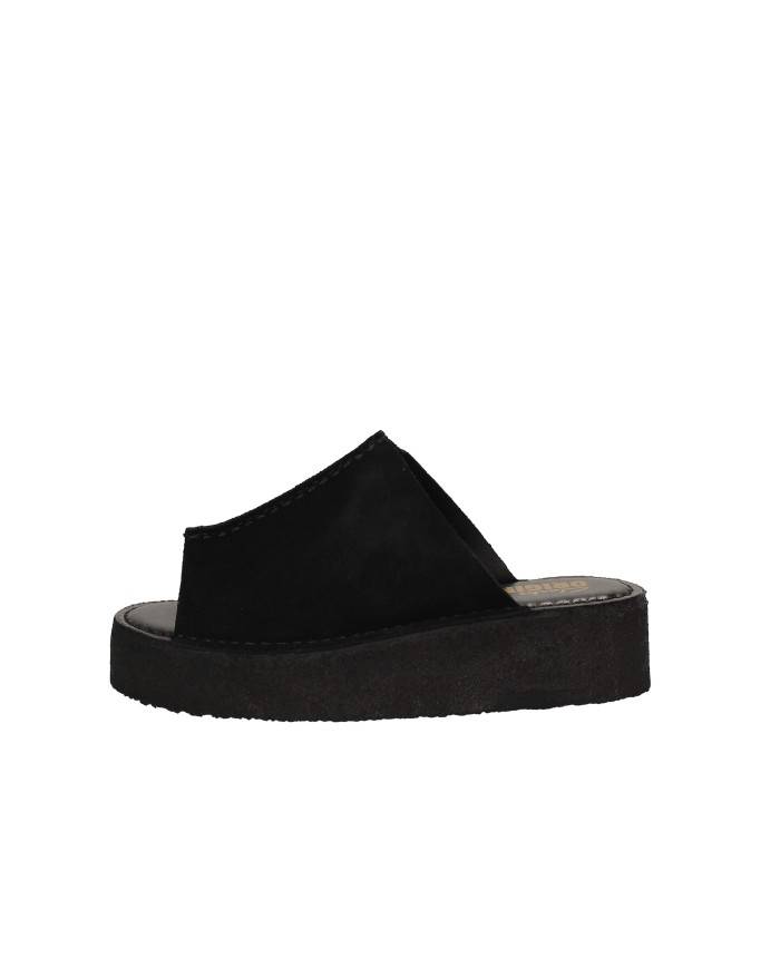 Clarks Originals® Wedge Slide Sandalo in camoscio Nero Clarks Originals® Wedge Slide Sandalo in camoscio Nero
