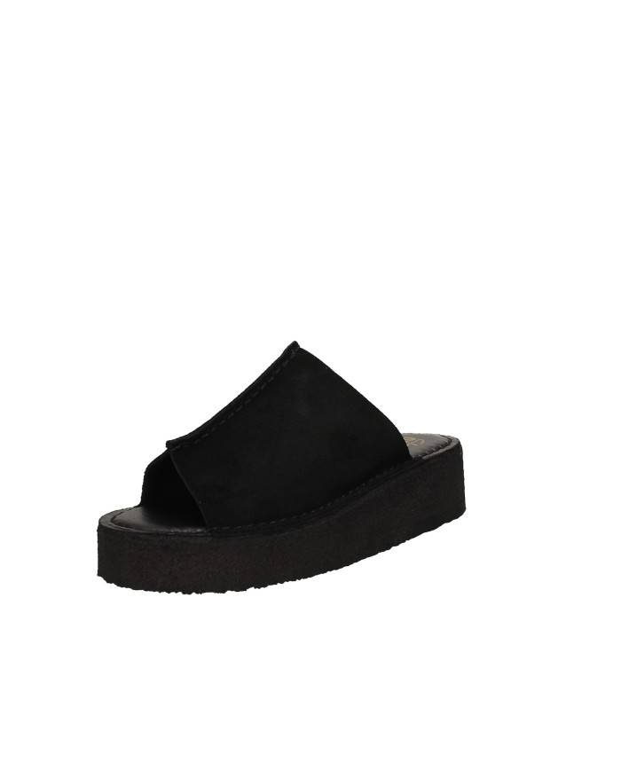 Clarks Originals® Wedge Slide Sandalo in camoscio Nero Clarks Originals® Wedge Slide Sandalo in camoscio Nero