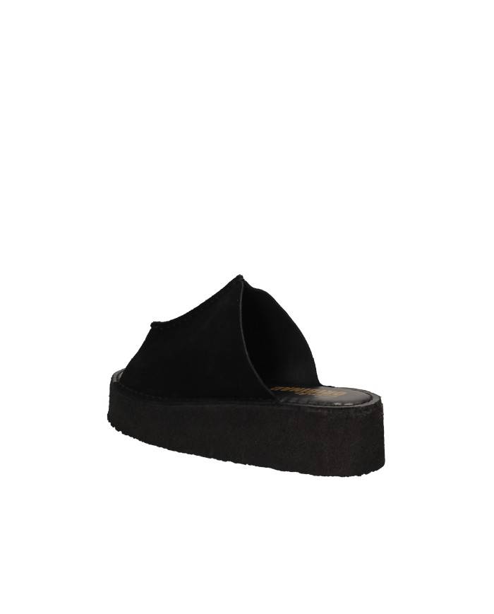 Clarks Originals® Wedge Slide Sandalo in camoscio Nero Clarks Originals® Wedge Slide Sandalo in camoscio Nero