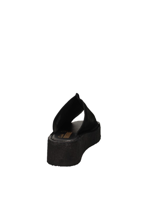 Clarks Originals® Wedge Slide Sandalo in camoscio Nero Clarks Originals® Wedge Slide Sandalo in camoscio Nero