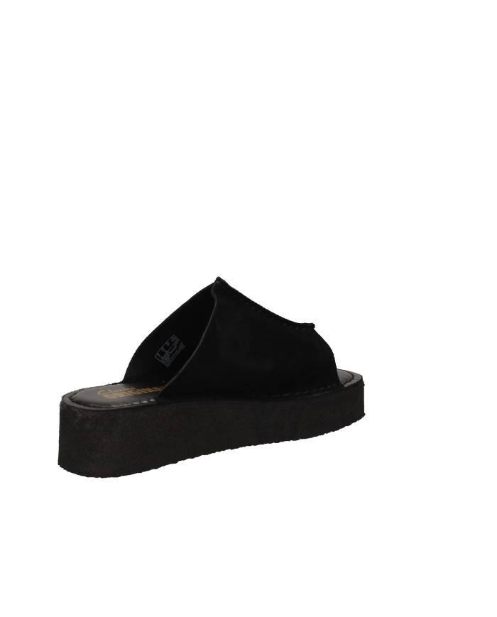 Clarks Originals® Wedge Slide Sandalo in camoscio Nero Clarks Originals® Wedge Slide Sandalo in camoscio Nero