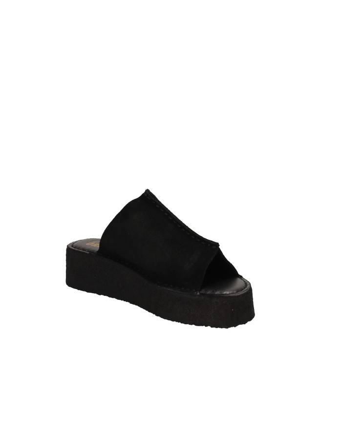 Clarks Originals® Wedge Slide Sandalo in camoscio Nero Clarks Originals® Wedge Slide Sandalo in camoscio Nero